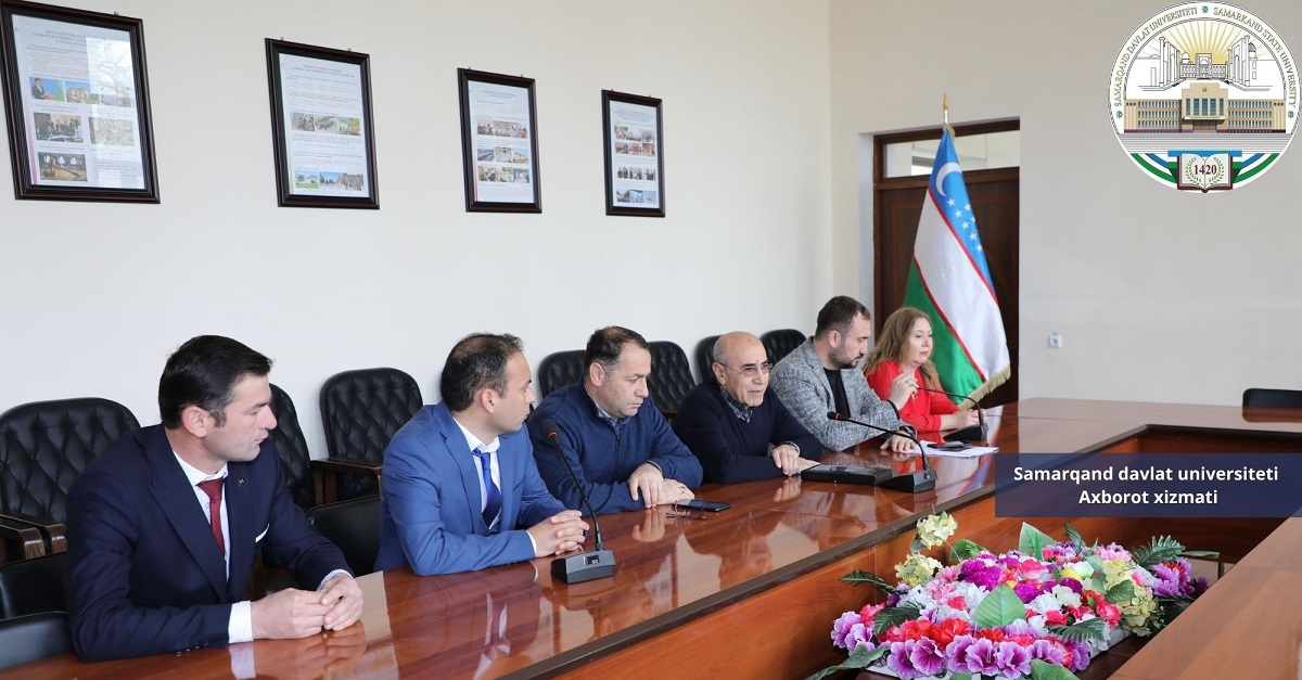 Самарқанд давлат университетига Туркиянинг Gaziantep университети делегацияси ташриф буюрди