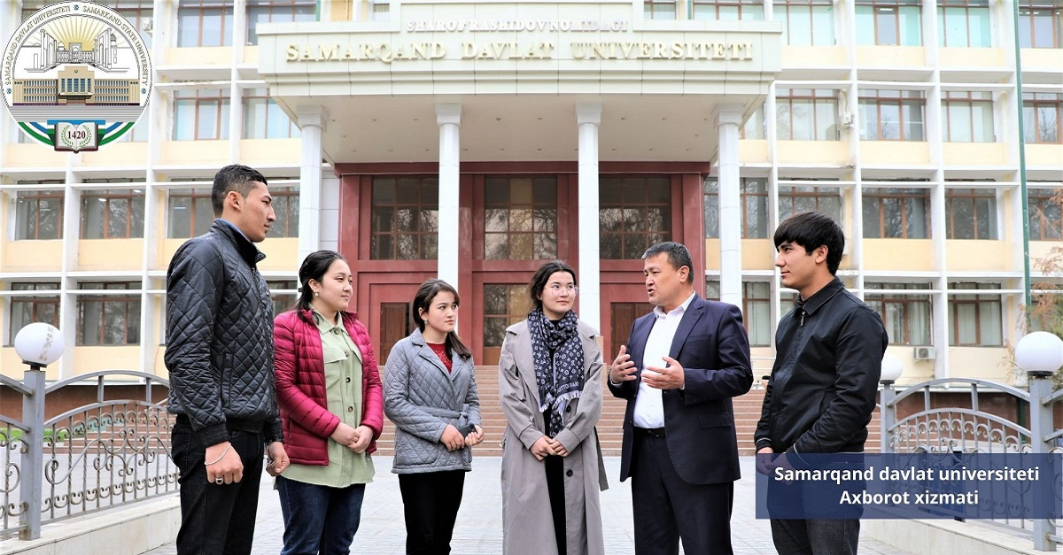 Photos from the activities of tutors of the Faculty of Chemistry of Samarkand State University