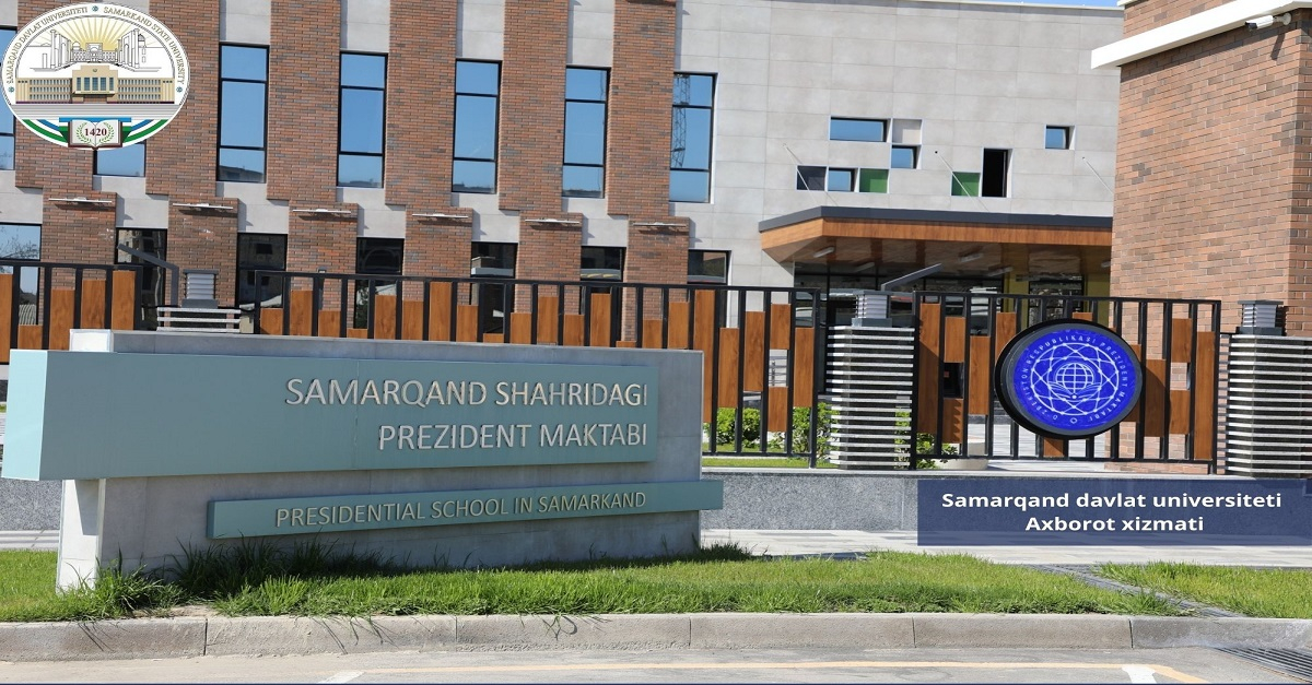 Rector of Samarkand State University, Professor, Member of the Senate of the Oliy Majlis Rustam Kholmurodov is expected to meet with students of the Presidential School in Samarkand today
