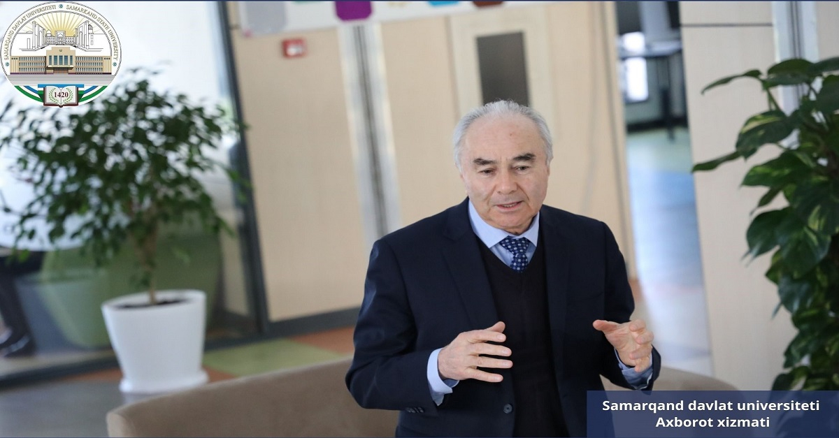 Самарқанд давлат университети ректори Рустам Холмуродовнинг Самарқанд шаҳридаги Президент мактаби ўқувчилари билан учрашуви бошланди