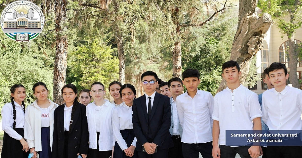Innovasion rivojlanish vazirligining Samarqand davlat universitetida joylashgan Samarqand viloyati Yoshlar texnoparkining tantanali ochilish marosimi boshlanish arafasida