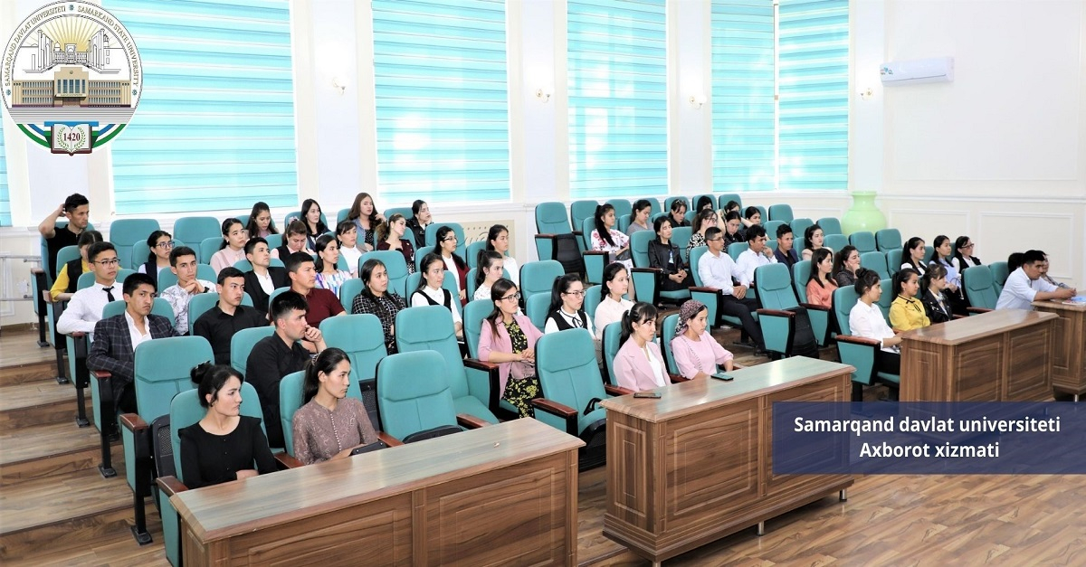 Samarqand davlat universiteti: Yevroosiyo Milliy universiteti professorlari talabalar bilan uchrashuv o‘tkazdi