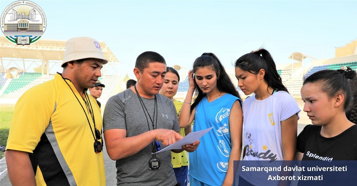 Самарқанд давлат университети талабалари ўртасида спортнинг енгил атлетика туридан мусобақа ўтказилди