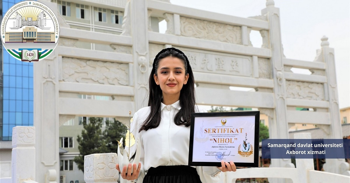 Samarqand davlat universiteti talabasi – san’atimiz “Nihol”i