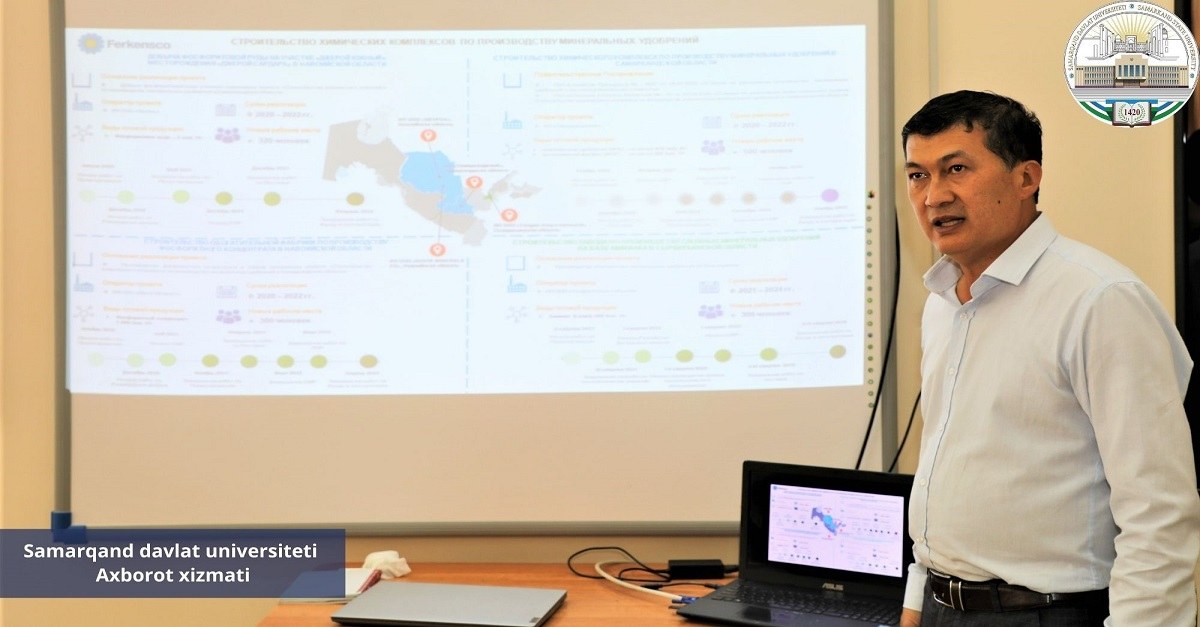 Самарқанд давлат университети битирувчилари янги кимё заводига ишга қабул қилинади…