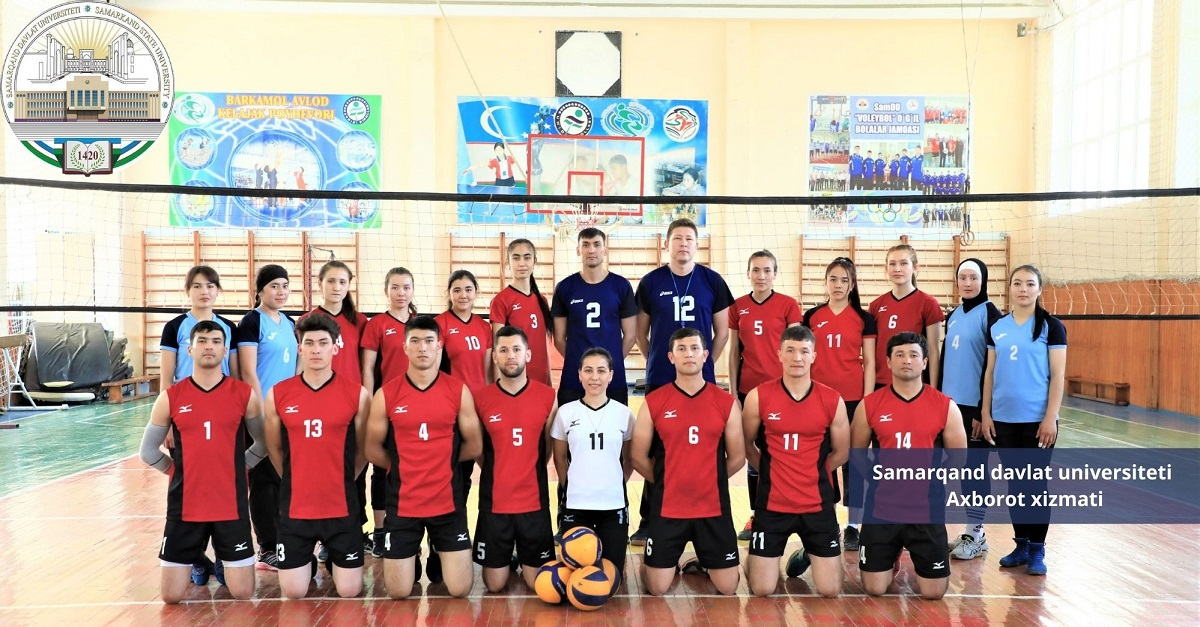 Samarqand davlat universiteti talabalari volleybol sport turi bo'yicha Oliy ligada ishtirok etmoqda