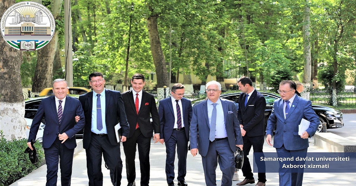 Самарқанд давлат университетига ТИКА президенти ўринбосари Маҳмут ÇЕVİК бошчилигидаги делегация ташриф буюрди