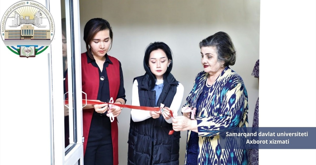 Самарқанд давлат университети: талабалар турар жойларида қизлар учун тикувчилик хоналари ташкил этилди
