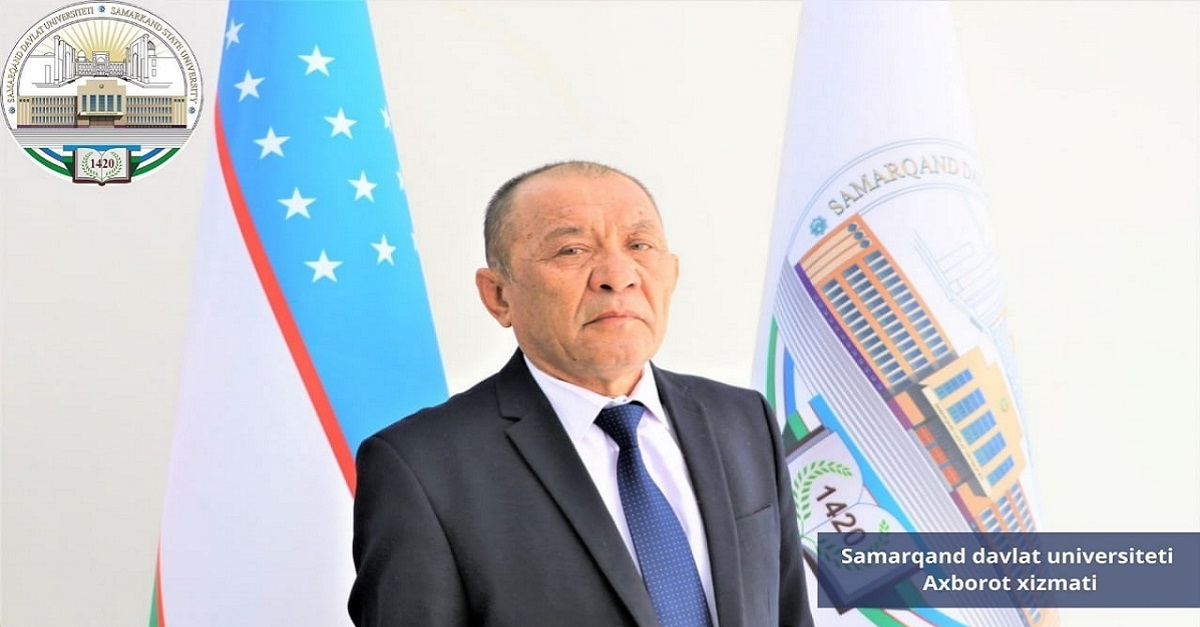 A professor at Samarkand State University received a patent for the project 