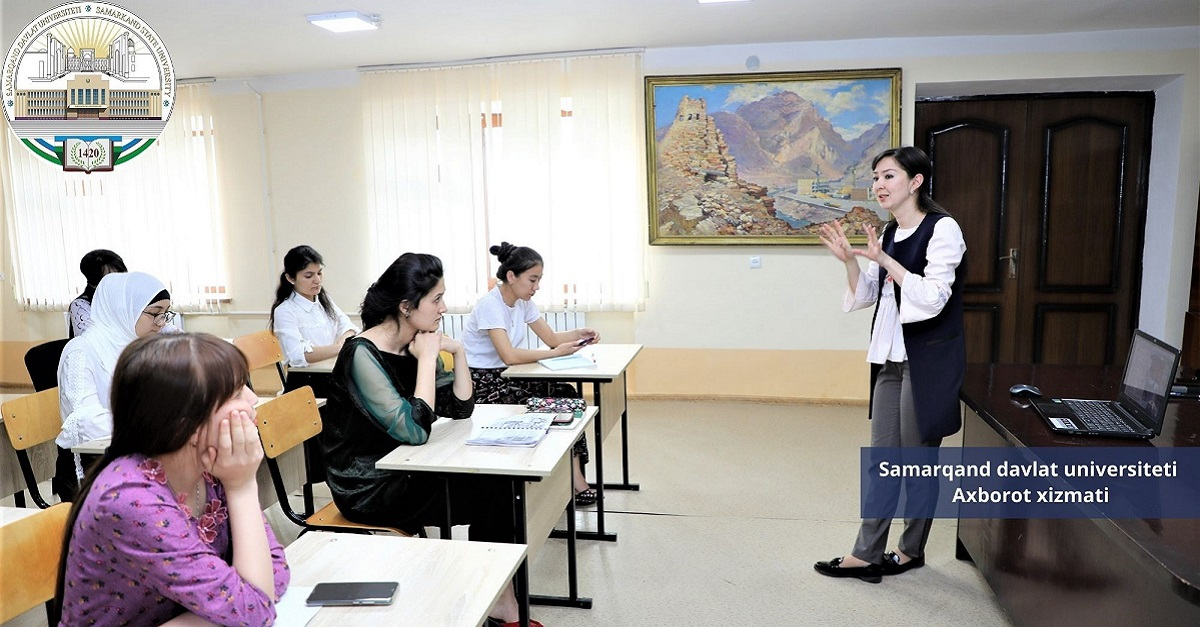 Самарқанд давлат университети ётоқхоналарида талабалар учун бепул инглиз тили курслари ташкил этилди
