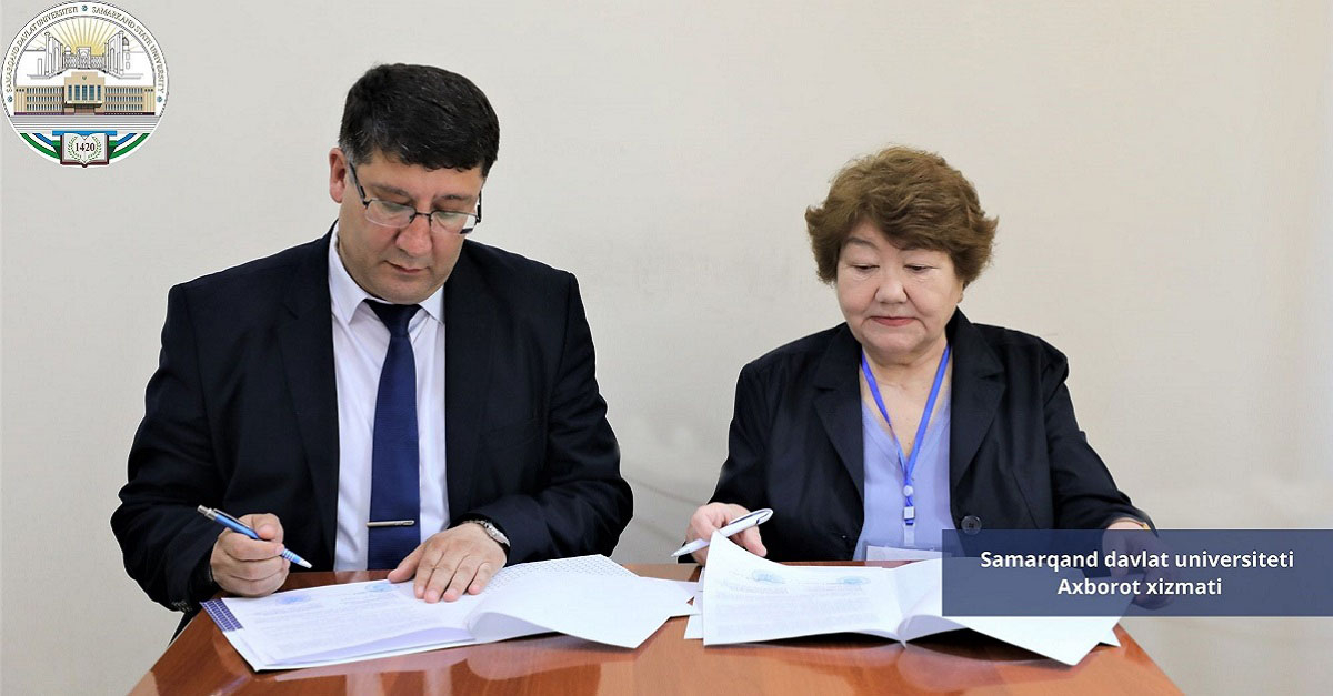 Cooperation has been established between Samarkand State University and the Institute of Economics of the Ministry of Education and Science of the Republic of Kazakhstan