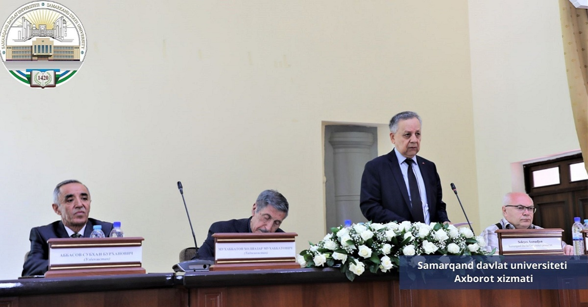 Samarkand State University is hosting an international scientific and practical conference 