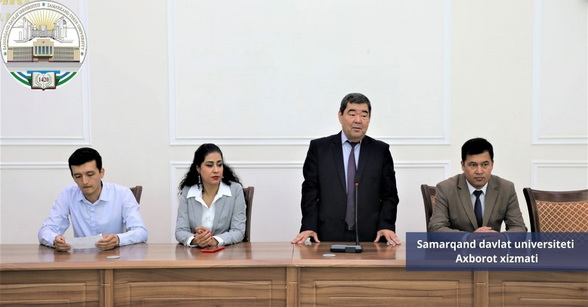 Самарқанд давлат университети: Теҳрон давлат университети ўқитувчиси талабаларга дарс ўтди