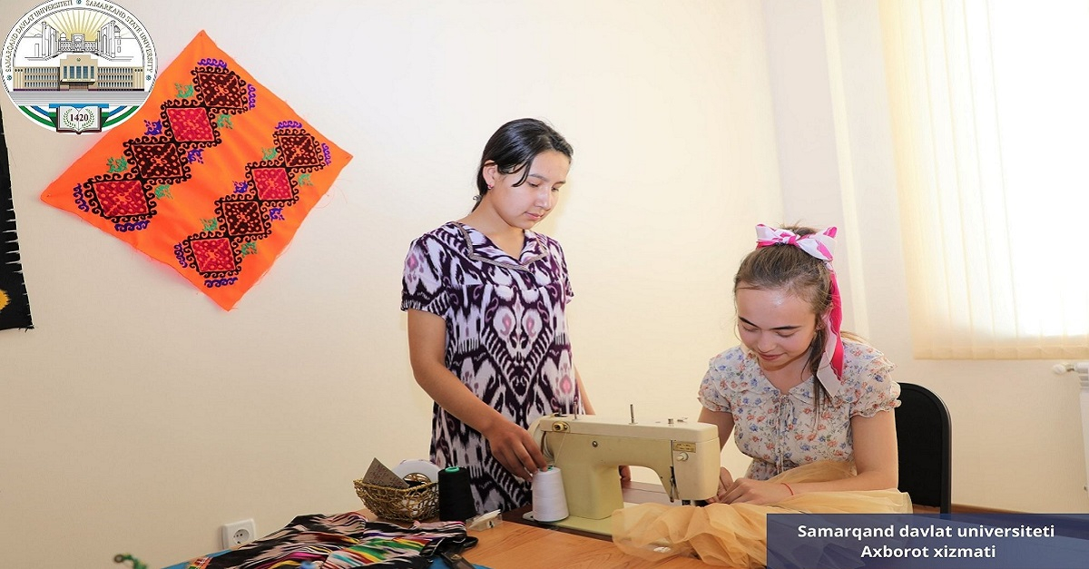 Samarqand davlat universiteti 6-sonli talabalar turar joyida tikuv xonasi ochildi