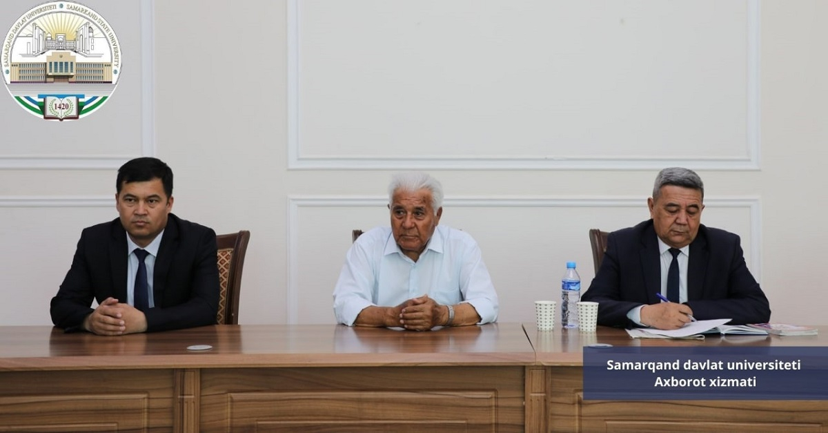 Самарқанд давлат университети: Академик ва ёшлар учрашуви ўтказилди