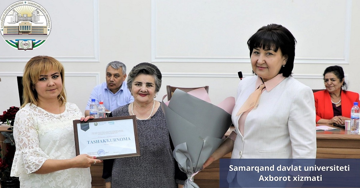 A conference was held at Samarkand State University as part of the Women's Innovation Week 