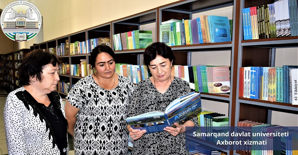 Today, May 21 - Librarian's Day in Uzbekistan, photo from the Information and Resource Center of Samarkand State University