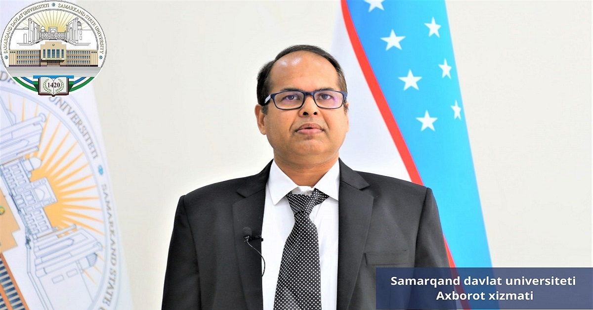 Indian professor will teach students of Samarkand State University