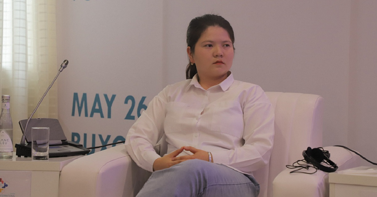 A student of Samarkand State University took part as a speaker at the international forum on poverty reduction