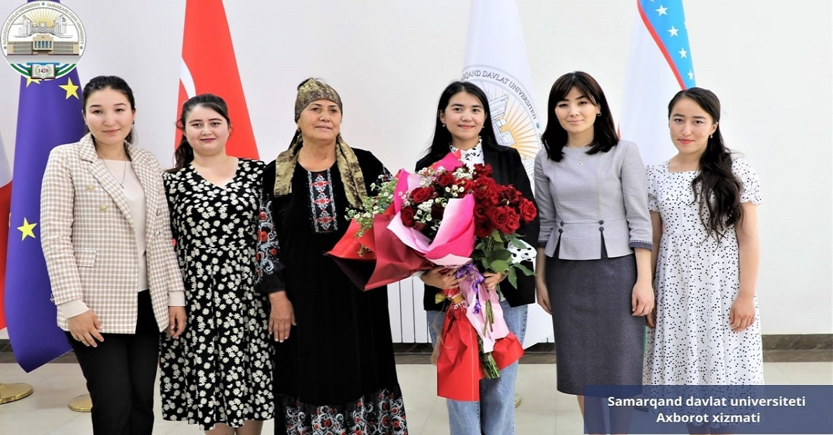 Mukhlisa Jalilova, a student of the Faculty of Philology of Samarkand State University, took an honorable 3rd place in the republican essay competition 