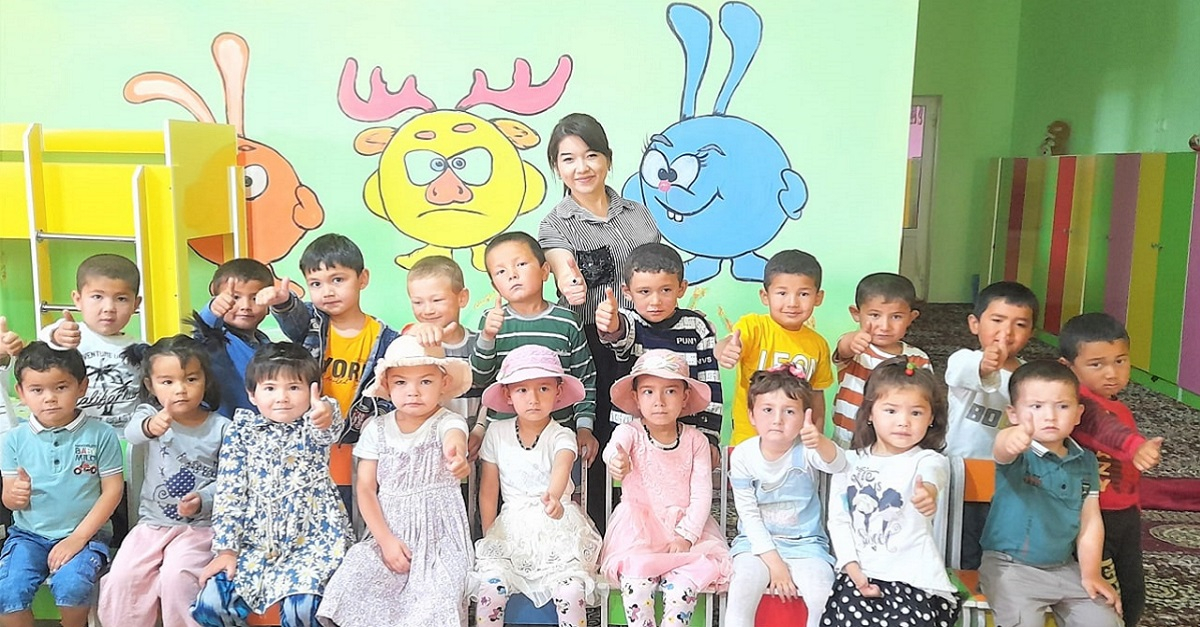 Student of Samarkand State University, head of a pre-school educational institution for 75 places Khurshida Rakhmonova: 