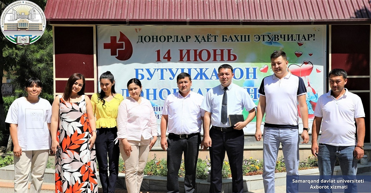 “Мен донорман” қон топшириш акциясидан фотолавҳалар...