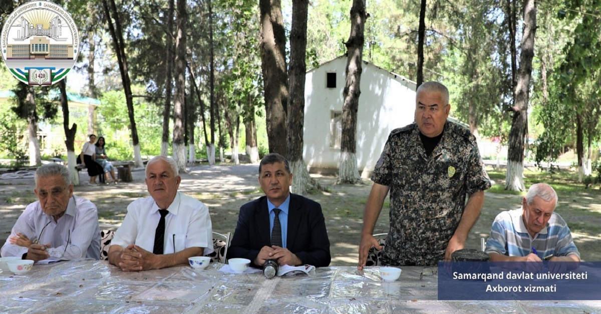 Samarkand State University: an event was organized on current issues in the field of environmental protection