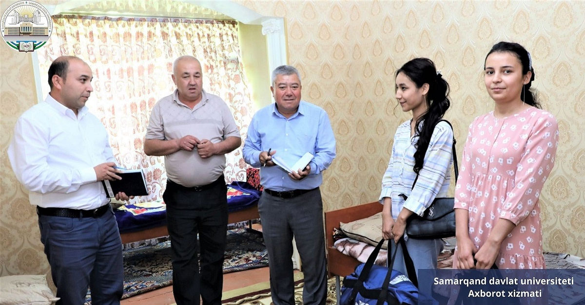 Students living in a rented accomodation were transferred to the dormitory