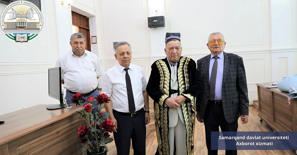 Samarkand State University celebrates the 85th anniversary of Akram Shahidi…