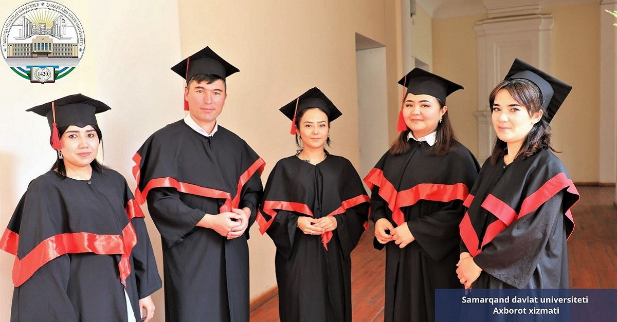 The defense of master's theses of graduates of Samarkand State University continues