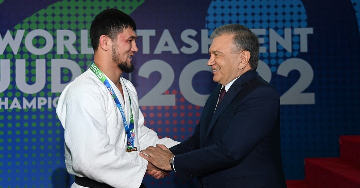 Davlat Bobonov, graduate of Samarkand State University, world champion: My face lit up in front of our President...
