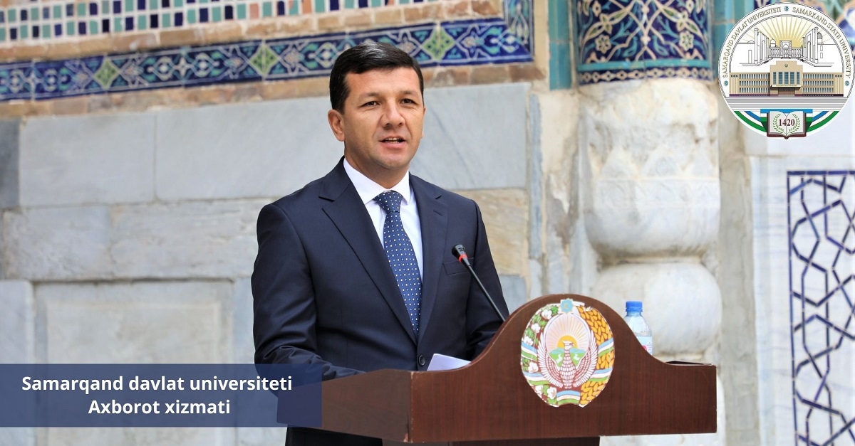 Mayor of Samarkand, Fazliddin Umarov: We are proud that the international conference is being held in the ancient and ever-popular city of Samarkand. Today, the historic ties of friendship between the Uzbek and Turkish peoples are being re-established under the old sky of Samarkand...