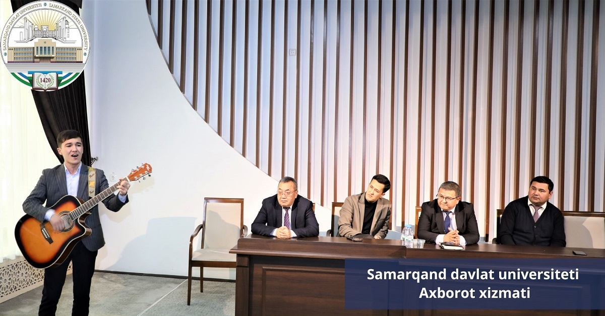 From the work of Asilbek Majidov, a student of the Faculty of Philology of SamSU...