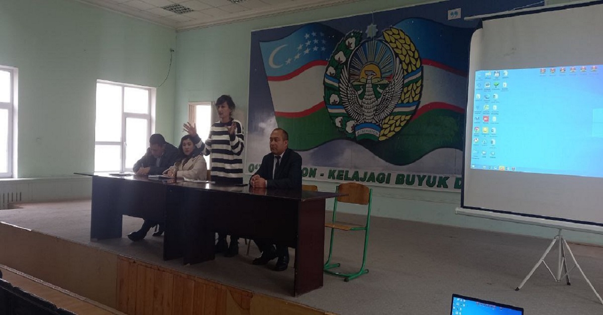 At the Faculty of Sports and Arts of Samarkand State University, together with the regional AIDS Center, an event dedicated to 