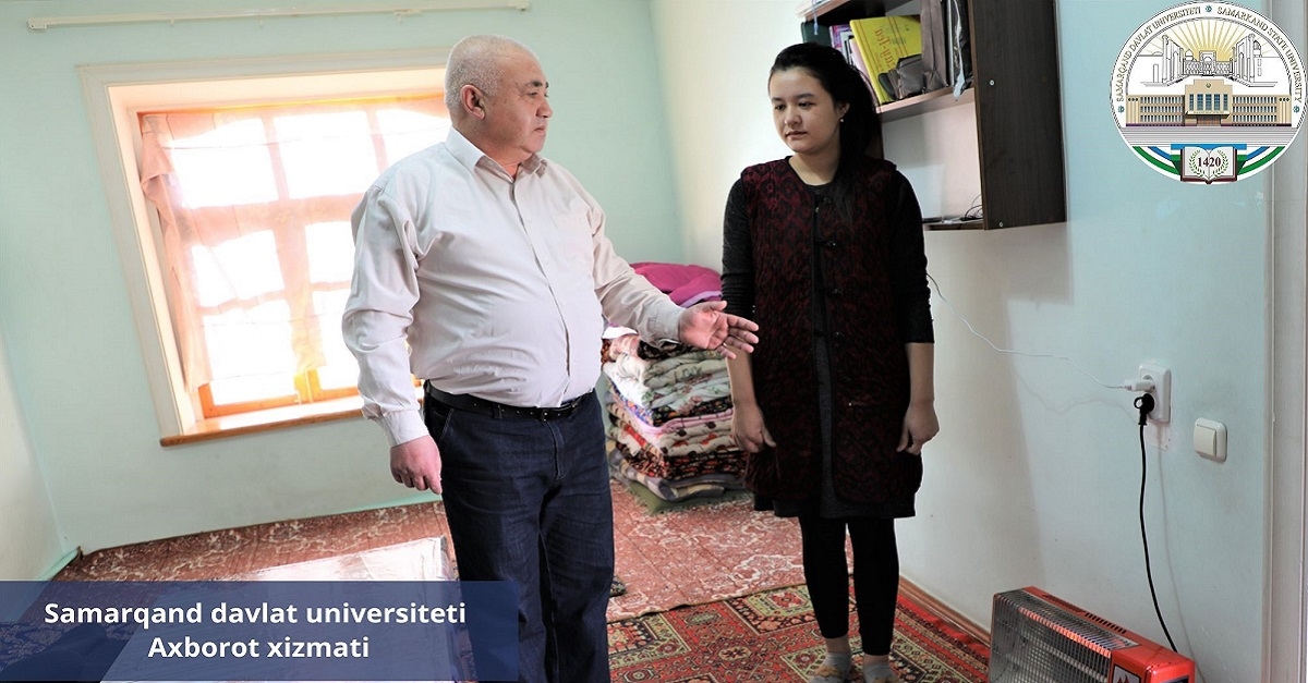 Students living in rented accommodation were moved to a dormitory...