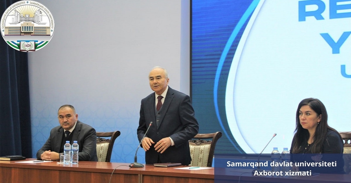 At the same time, the meeting of the Rector of Samarkand State University, the scientist of the Republic of Uzbekistan, Rustam Kholmurodov, with the young people of the Faculty of Philology, Psychology and Socio-Political Sciences began...
