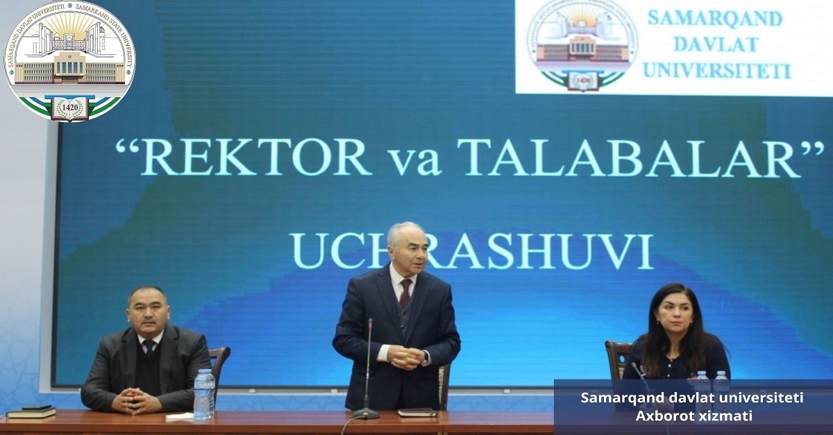 Meeting of the rector and youth...