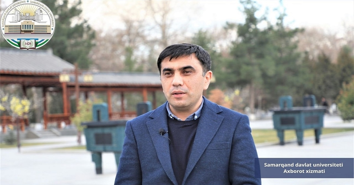 Professor of Samarkand State University Khurshid Bozorov received another international patent...