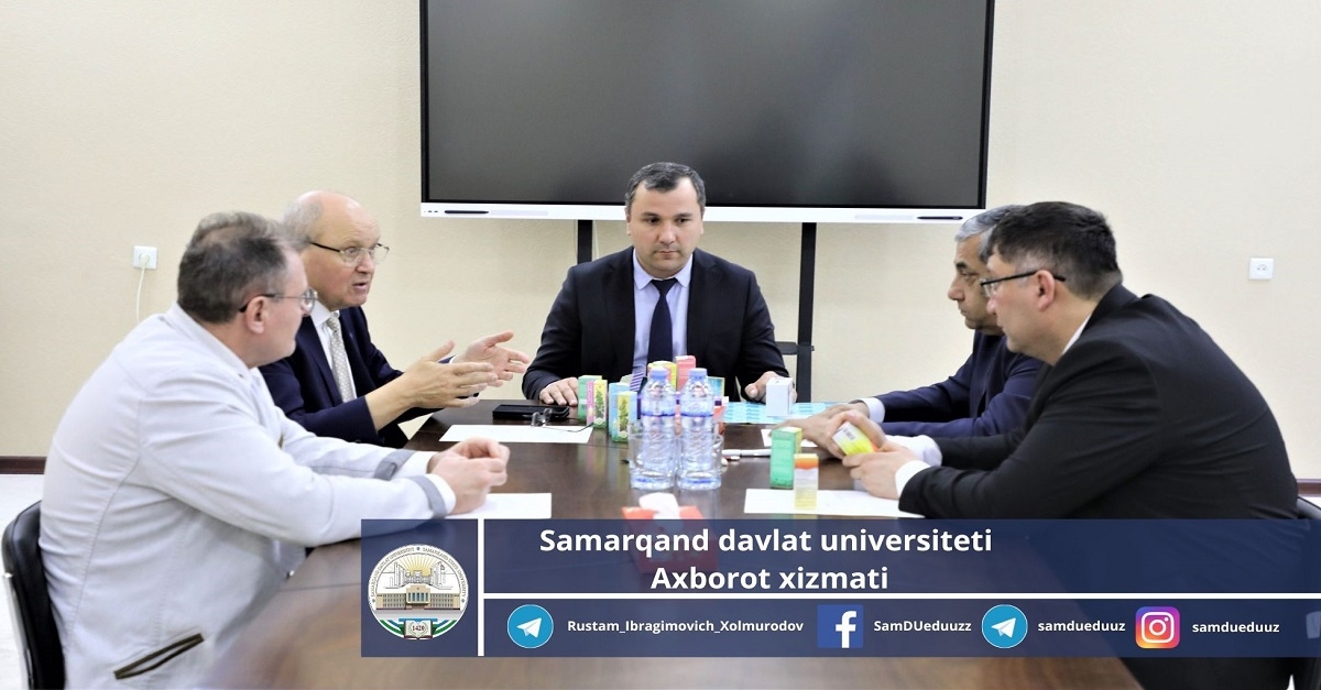 Cooperation of Samarkand State University with the Hungarian Research Institute of Medicinal Plants and Herbs...