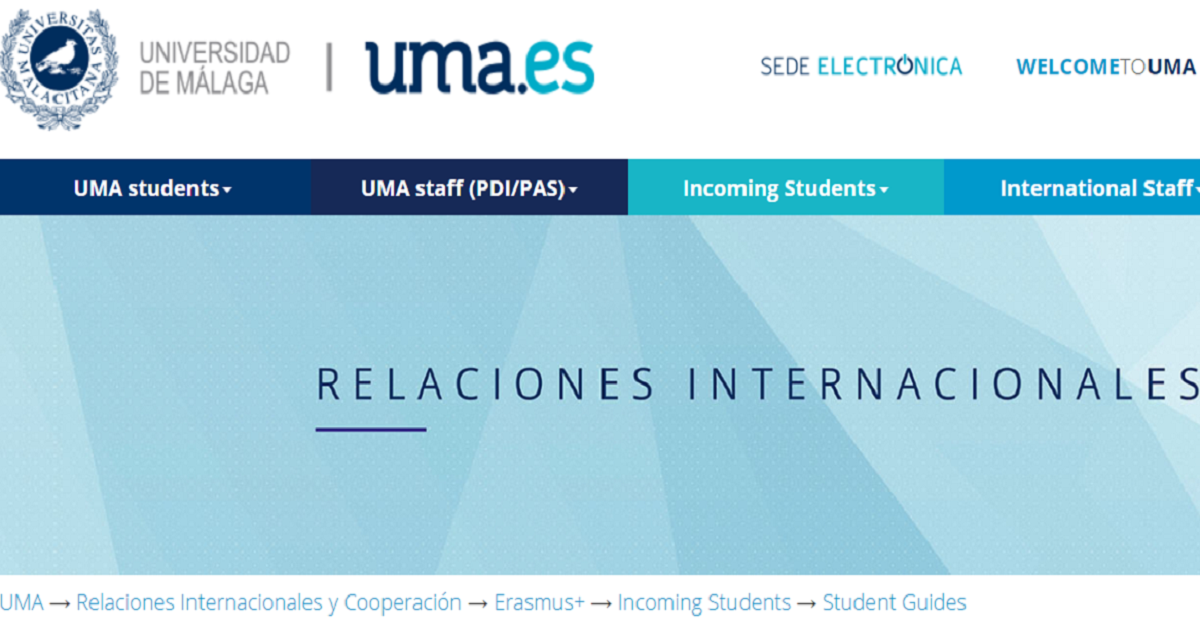 Universidad de Malaga (Spain) informs about the opportunity for SamSU students, to study on 1 year exchange program on Baccalaureate programs in academic year 2023-2024