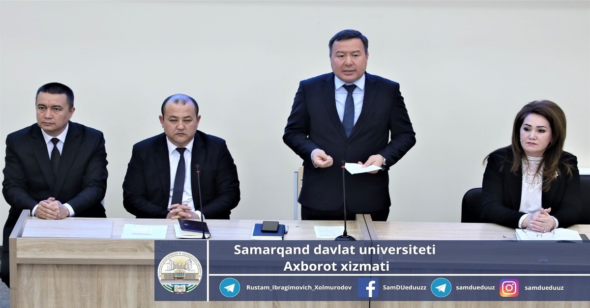 Samarkand State University and cooperation of parents...