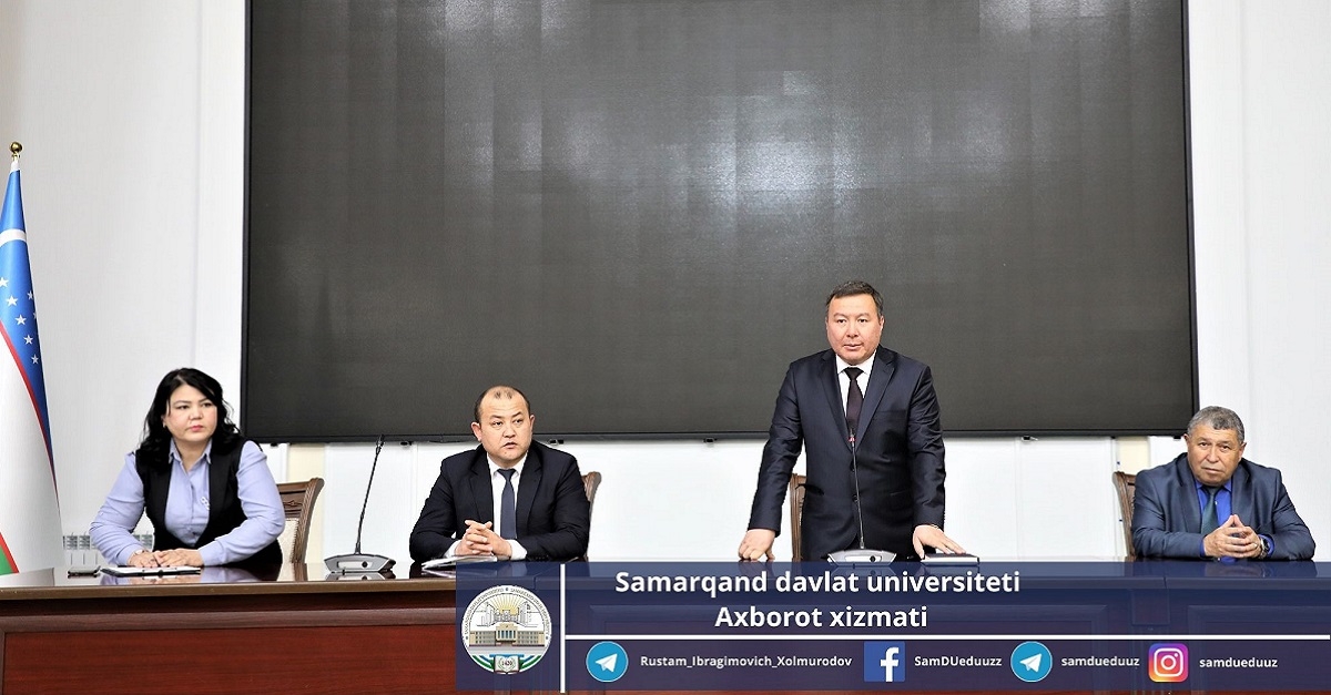 An open dialogue with parents was held at the Faculty of Intelligent Systems and Computer Technologies of Samarkand State University...