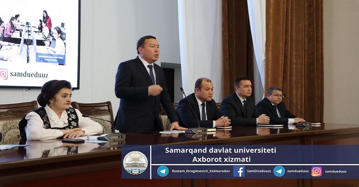 Сотрудничество между Самаркандским государственным университетом и родителями продолжается...