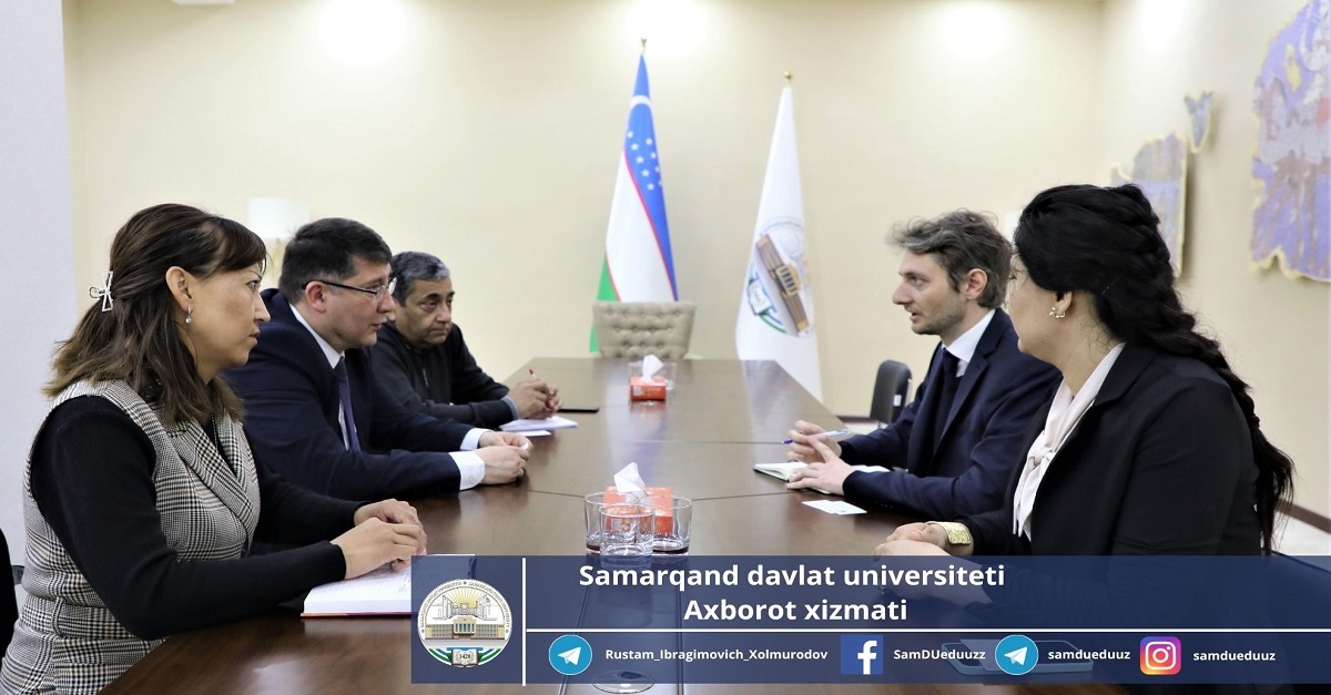 Представитель агентства Campus France в Узбекистане Сиприен Леруа посетил Самаркандский государственный университет...