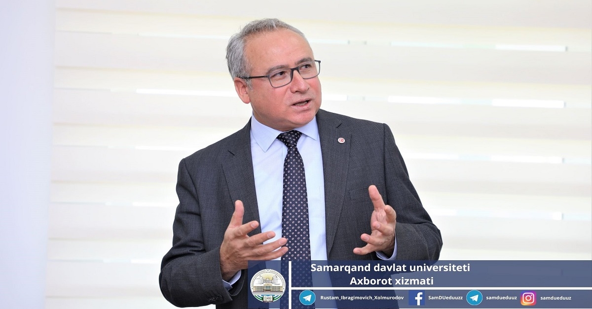Генеральный консул Турции в Самарканде Салих Джанер посетил Самаркандский государственный университет...