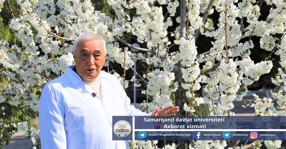 Scientists of Samarkand State University give agricultural advice to agricultural workers...