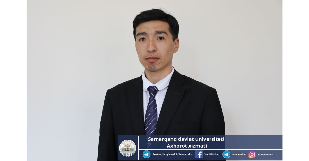 A scientific researcher of Samarkand State University became a laureate of an international grant...