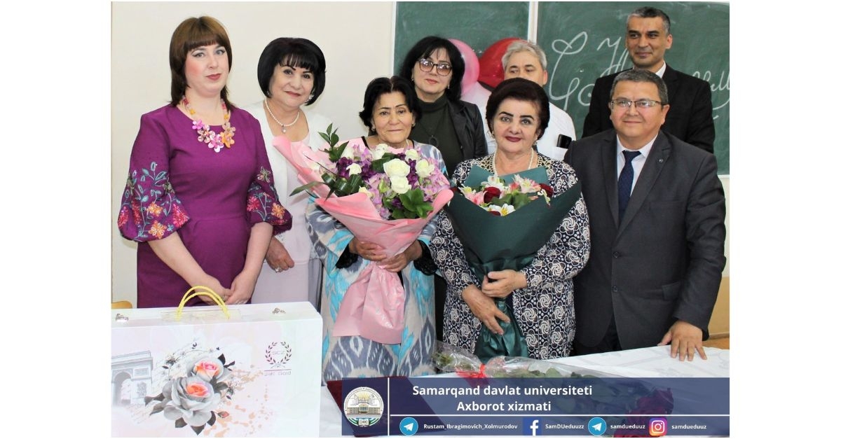 The 80th anniversary of Associate Professor of Samarkand State University Rano Turakhodjaeva was celebrated...