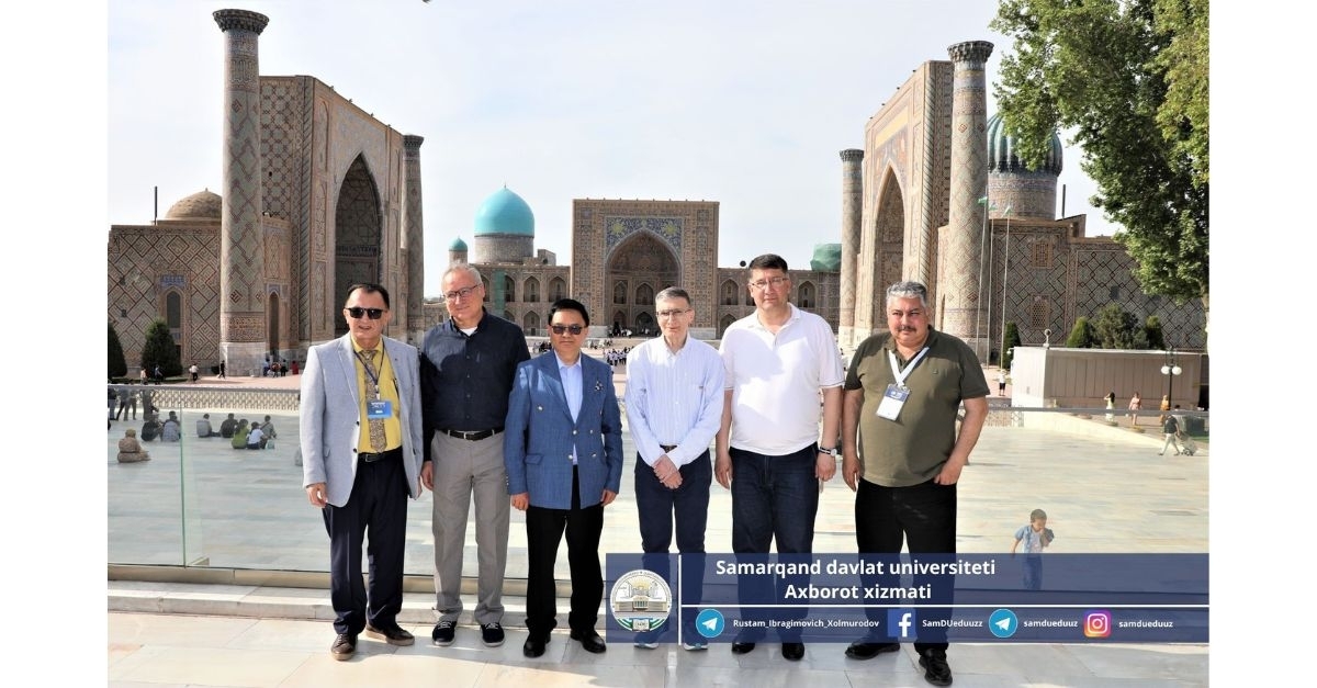 NOBEL MUKOFOTI LAUREATI AZIZ SANJAR SAMARQAND DAVLAT UNIVERSITETIDA...