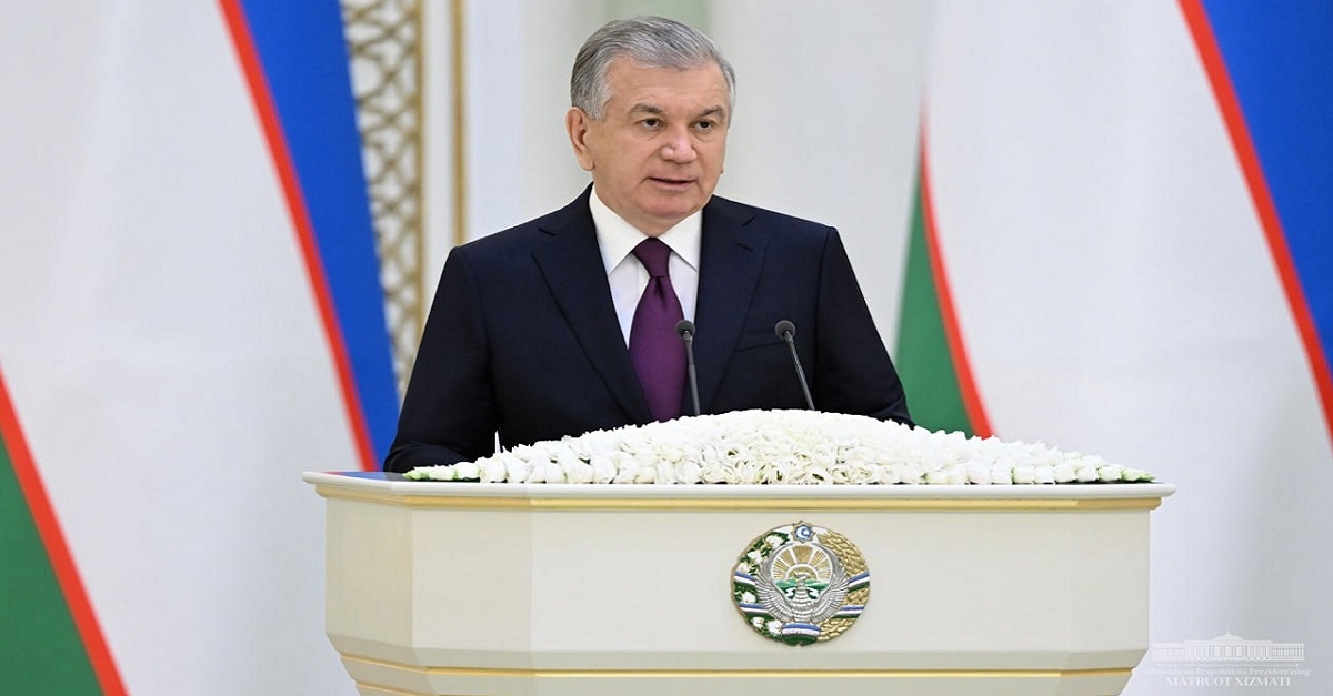 President Shavkat Mirziyoyev is holding a meeting with parliament deputies, political parties and members of the public.
